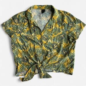 Disney Tropical Print Rayon Shirt